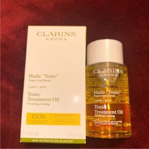 Clarins Tonic Body Oil with Yellow Hue